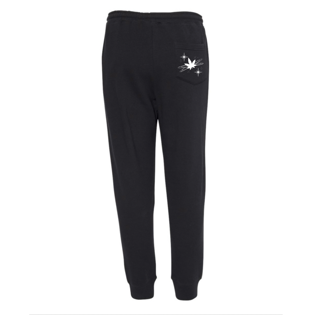 Spaced Out Sweats - Black