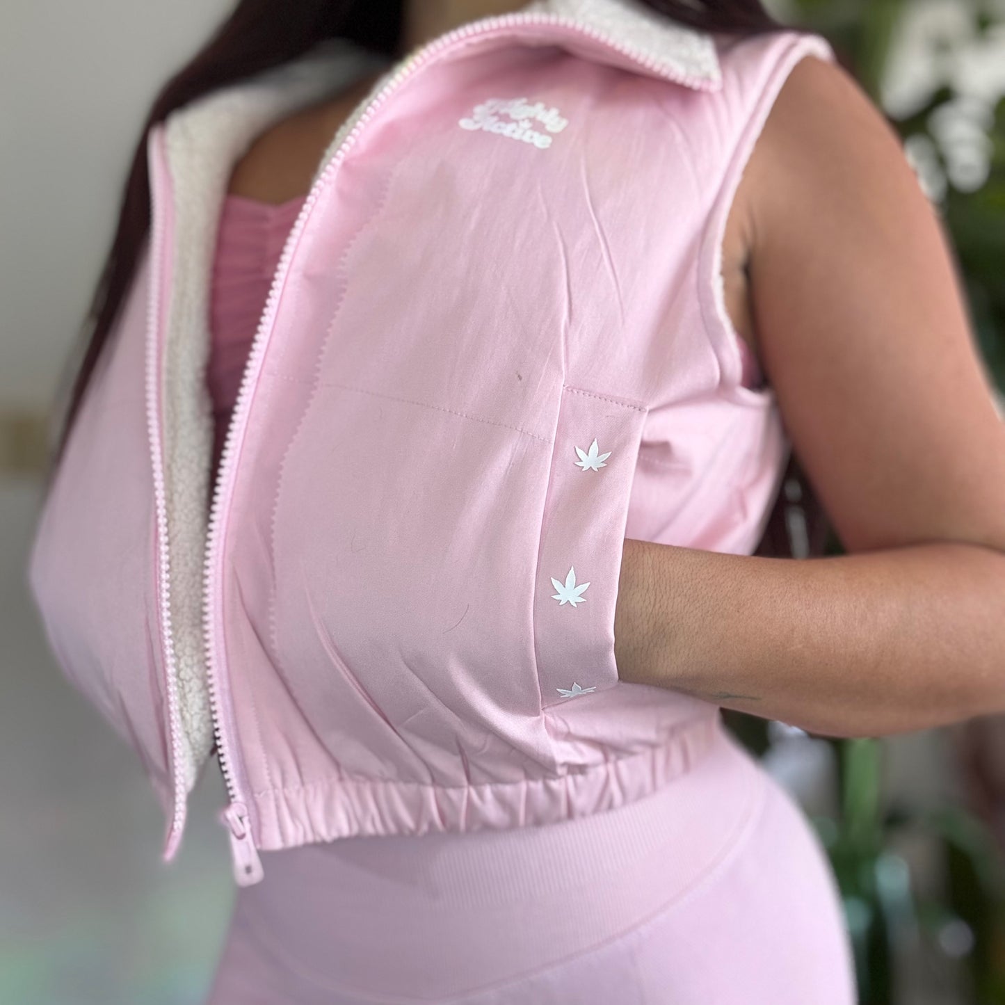 Pink Puff Puffer Vest