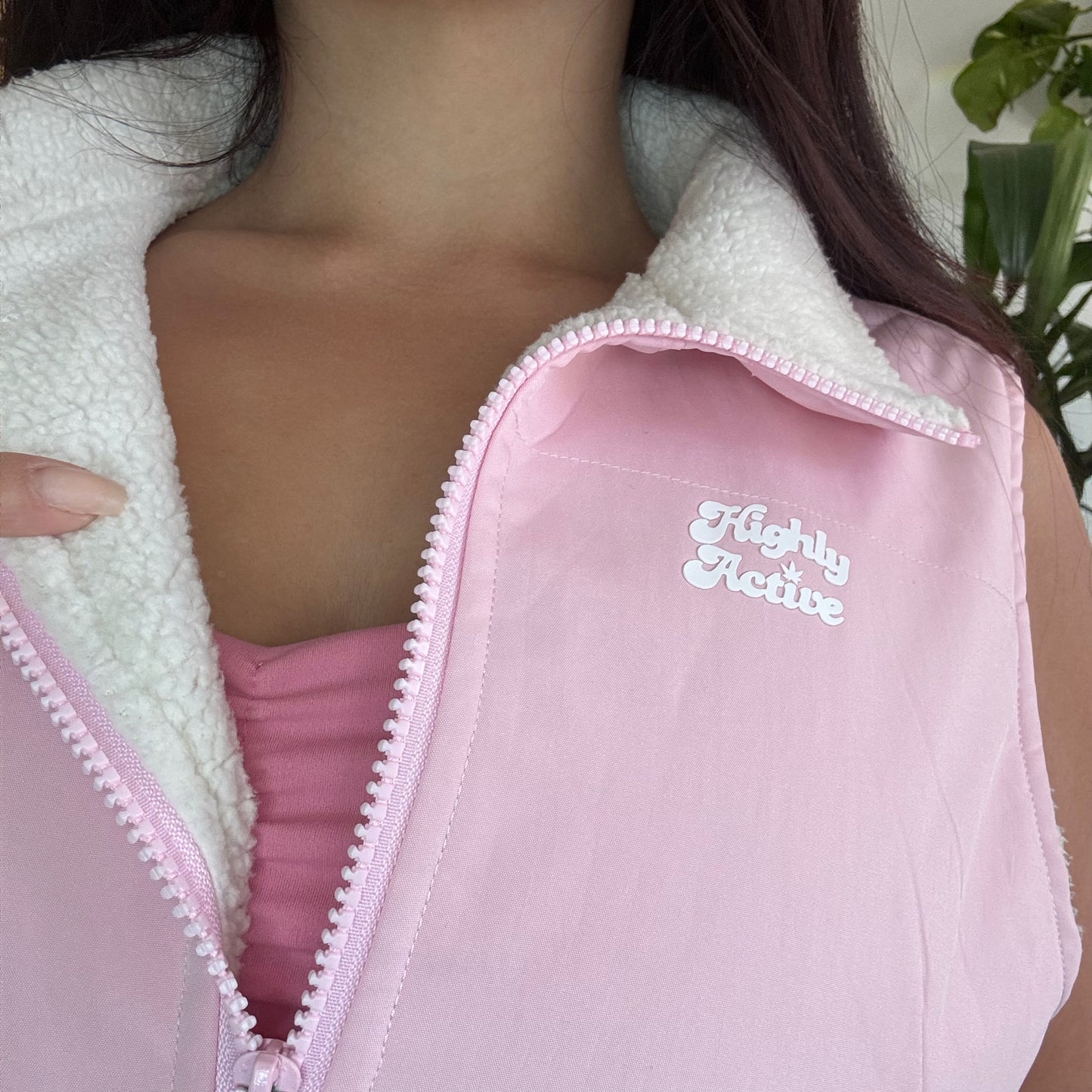 Pink Puff Puffer Vest