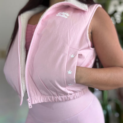 Pink Puff Puffer Vest